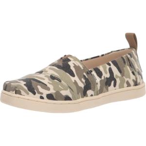 imageTOMS Toddler Girls Alpargata TieDye Slip On Flats Casual  PinkDirty Olive