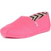 image:imageTOMS Womens Kallie Cutout BootNeon Pink Recycled Cotton Canvas
