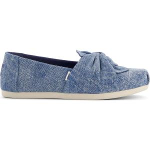image:imageTOMS Womens Kallie Cutout BootDark Sky Texttured DenimKnot