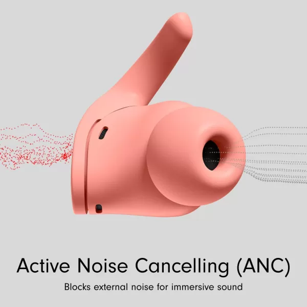 imageBeats Fit Pro  True Wireless Noise Cancelling Earbuds  Apple H1 Headphone Chip Compatible with Apple amp Android Class 1 Bluetooth Builtin Microphone 6 Hours of Listening Time  Beats BlackCoral Pink Fit Pro Without AppleCare