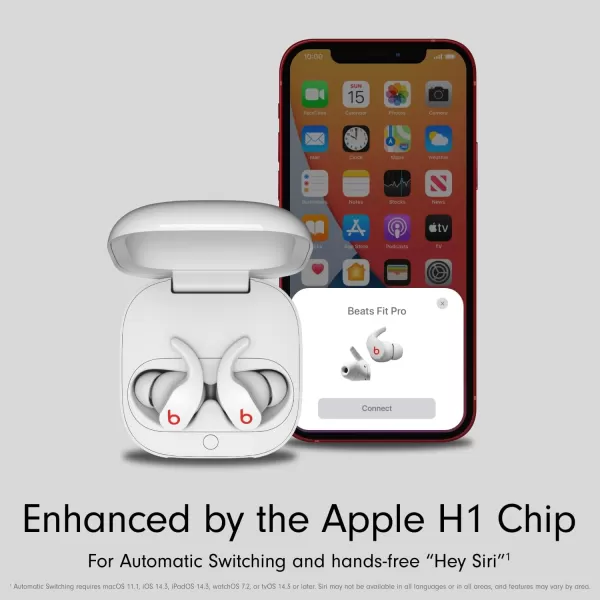 imageBeats Fit Pro  True Wireless Noise Cancelling Earbuds  Apple H1 Headphone Chip Compatible with Apple amp Android Class 1 Bluetooth Builtin Microphone 6 Hours of Listening Time  Beats BlackBeats White Fit Pro Without AppleCare