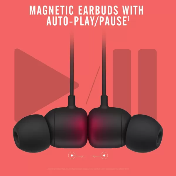 imageBeats Flex Wireless Earbuds  Apple W1 Headphone Chip Magnetic Earphones Class 1 Bluetooth 12 Hours of Listening Time Builtin Microphone  Smoke GrayBlack Flex