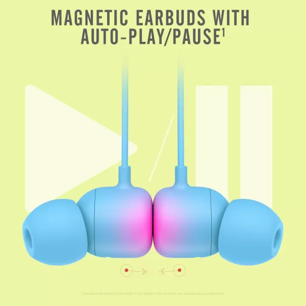 imageBeats Flex Wireless Earbuds  Apple W1 Headphone Chip Magnetic Earphones Class 1 Bluetooth 12 Hours of Listening Time Builtin Microphone  Smoke GrayFlame Blue Flex