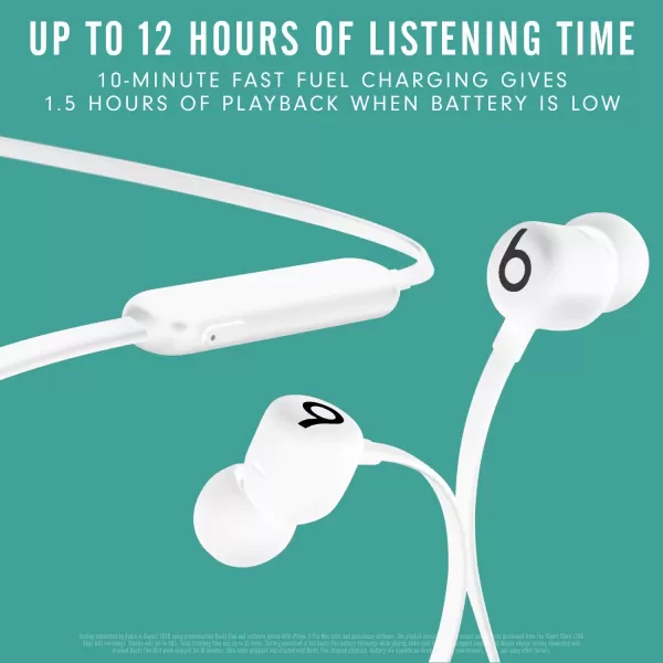 imageBeats Flex Wireless Earbuds  Apple W1 Headphone Chip Magnetic Earphones Class 1 Bluetooth 12 Hours of Listening Time Builtin Microphone  Smoke GraySmoke Gray Flex