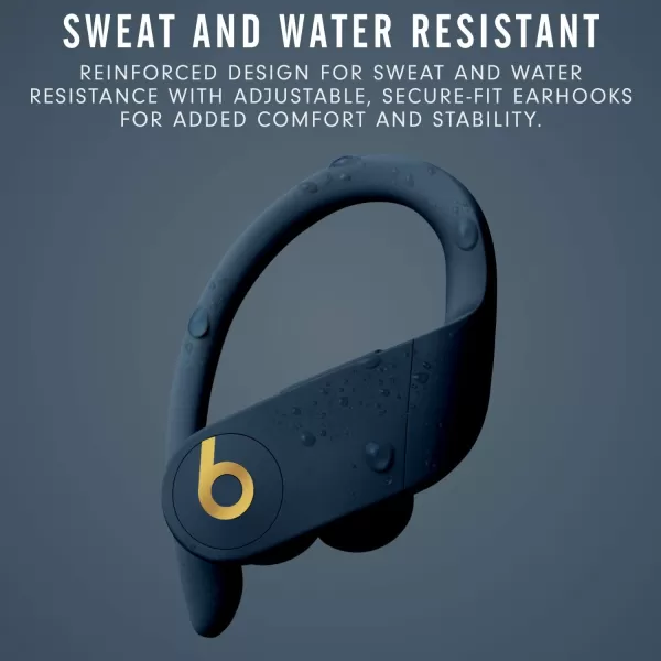 imageBeats Powerbeats Pro Wireless Earbuds  Apple H1 Headphone Chip Class 1 Bluetooth Headphones 9 Hours of Listening Time Sweat Resistant Builtin Microphone  IvoryNavy Powerbeats Pro Without AppleCare