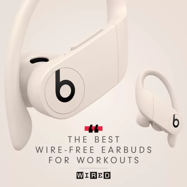 imageBeats Powerbeats Pro Wireless Earbuds  Apple H1 Headphone Chip Class 1 Bluetooth Headphones 9 Hours of Listening Time Sweat Resistant Builtin Microphone  IvoryIvory Powerbeats Pro Without AppleCare