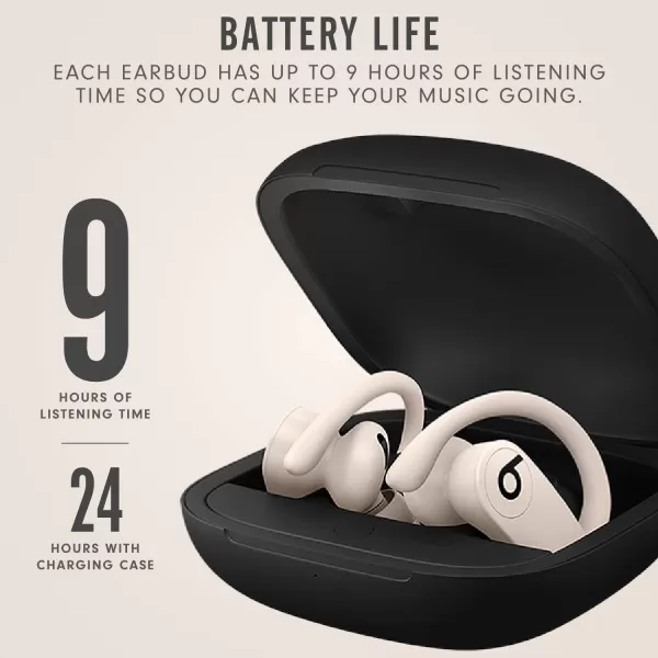 imageBeats Powerbeats Pro Wireless Earbuds  Apple H1 Headphone Chip Class 1 Bluetooth Headphones 9 Hours of Listening Time Sweat Resistant Builtin Microphone  IvoryIvory Powerbeats Pro Without AppleCare