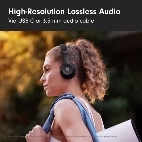 imageBeats Solo 4  Wireless Bluetooth OnEar Headphones Apple  Android Compatible Up to 50 Hours of Battery Life  Slate BlueMatte Black