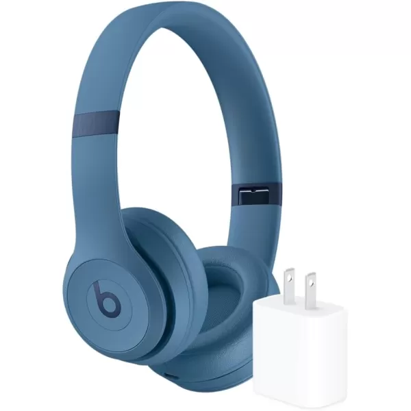 imageBeats Solo 4  Wireless Bluetooth OnEar Headphones Apple  Android Compatible Up to 50 Hours of Battery Life  Slate BlueSlate Blue