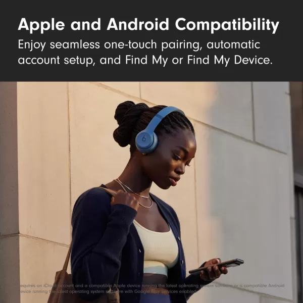 imageBeats Solo 4  Wireless Bluetooth OnEar Headphones Apple  Android Compatible Up to 50 Hours of Battery Life  Slate BlueSlate Blue