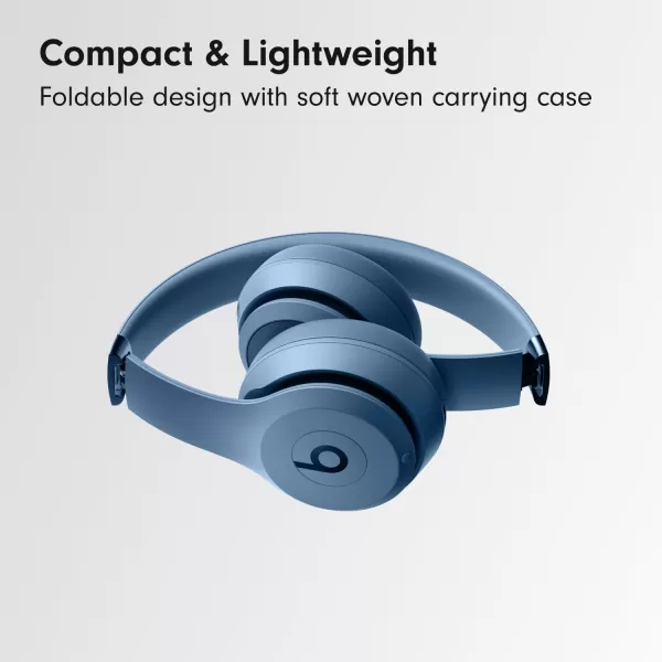 imageBeats Solo 4  Wireless Bluetooth OnEar Headphones Apple  Android Compatible Up to 50 Hours of Battery Life  Slate BlueSlate Blue