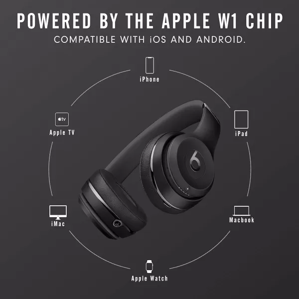 imageBeats Solo3 Wireless OnEar Headphones  Apple W1 Headphone Chip Class 1 Bluetooth 40 Hours of Listening Time Builtin Microphone  Red Latest ModelBlack Solo3 Without AppleCare