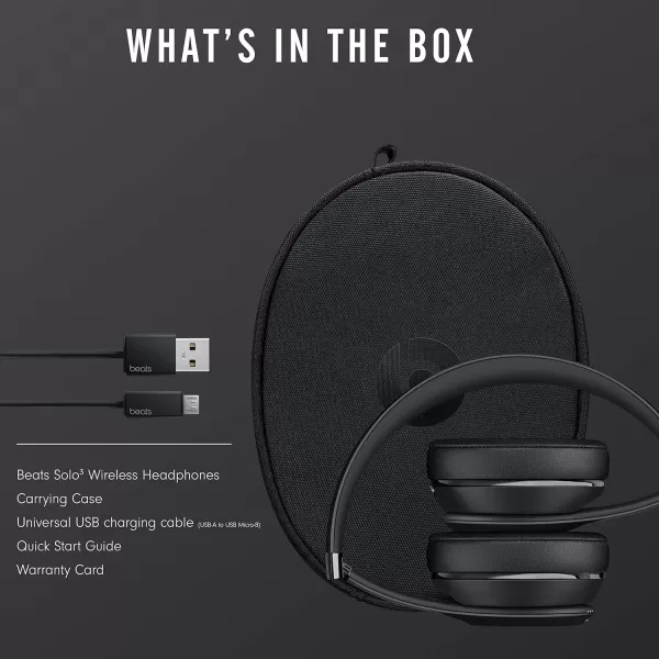 imageBeats Solo3 Wireless OnEar Headphones  Apple W1 Headphone Chip Class 1 Bluetooth 40 Hours of Listening Time Builtin Microphone  Red Latest ModelBlack Solo3 Without AppleCare