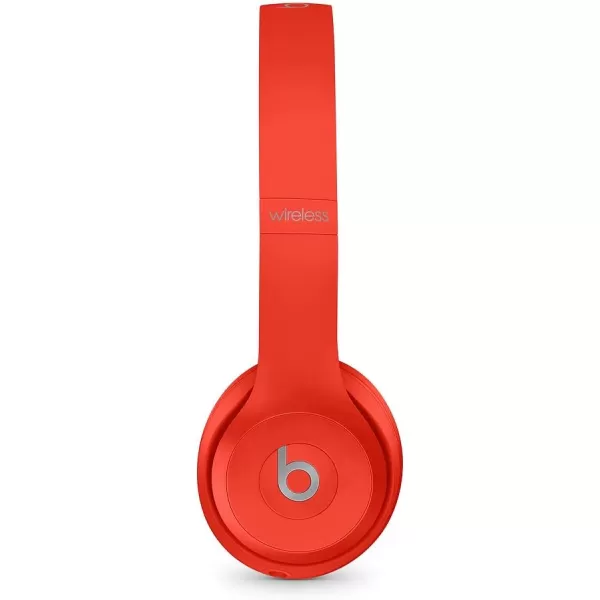 imageBeats Solo3 Wireless OnEar Headphones  Apple W1 Headphone Chip Class 1 Bluetooth 40 Hours of Listening Time Builtin Microphone  Red Latest ModelRed Solo3 Without AppleCare