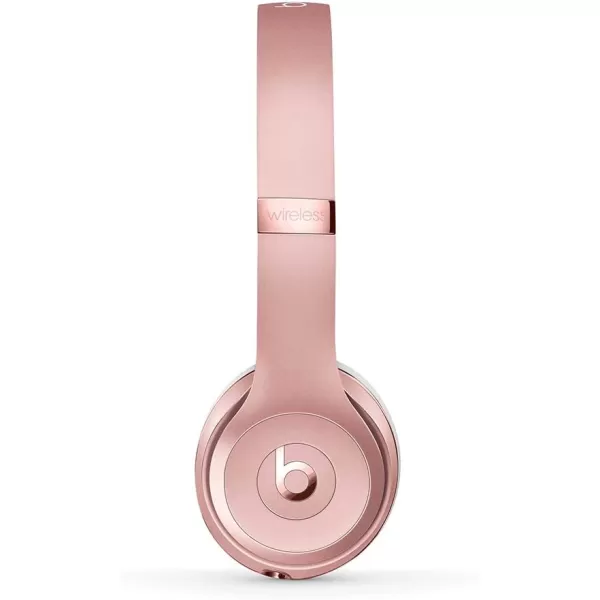 imageBeats Solo3 Wireless OnEar Headphones  Apple W1 Headphone Chip Class 1 Bluetooth 40 Hours of Listening Time Builtin Microphone  Red Latest ModelRose Gold Solo3 Without AppleCare