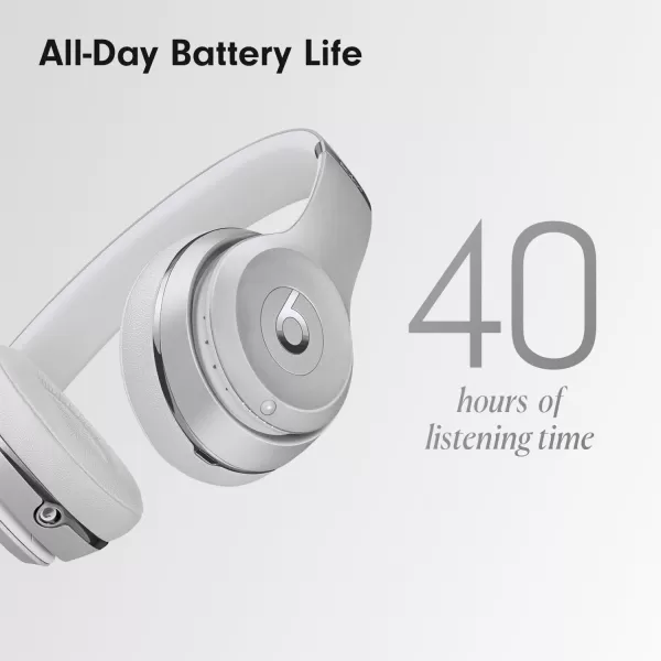 imageBeats Solo3 Wireless OnEar Headphones  Apple W1 Headphone Chip Class 1 Bluetooth 40 Hours of Listening Time Builtin Microphone  Red Latest ModelSilver Solo3 Without AppleCare