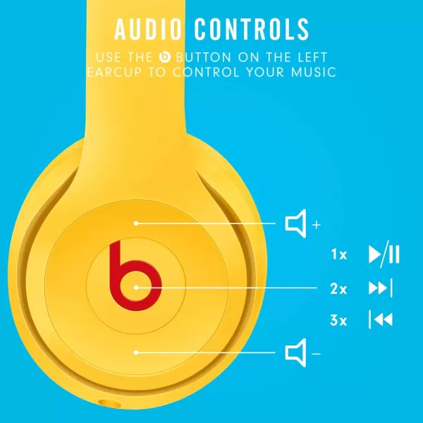 imageBeats Solo3 Wireless OnEar Headphones  Apple W1 Headphone Chip Class 1 Bluetooth 40 Hours of Listening Time Builtin Microphone  Satin Silver Latest ModelClub Yellow One Size Solo 3