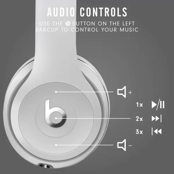 imageBeats Solo3 Wireless OnEar Headphones  Apple W1 Headphone Chip Class 1 Bluetooth 40 Hours of Listening Time Builtin Microphone  Satin Silver Latest ModelSatin Silver One Size Solo 3