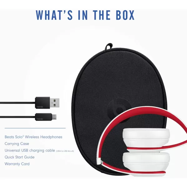 imageBeats Solo3 Wireless OnEar Headphones  Apple W1 Headphone Chip Class 1 Bluetooth 40 Hours of Listening Time Builtin Microphone  Satin Silver Latest ModelClub White One Size Solo 3