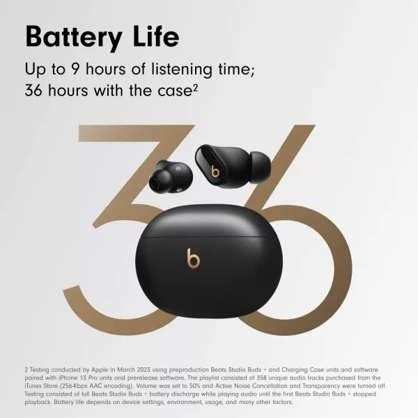imageBeats Studio Buds   True Wireless Noise Cancelling Earbuds Enhanced Apple amp Android Compatibility Builtin Microphone Sweat Resistant Bluetooth Headphones Spatial Audio  IvoryBlackGold Studio Buds  Without AppleCare