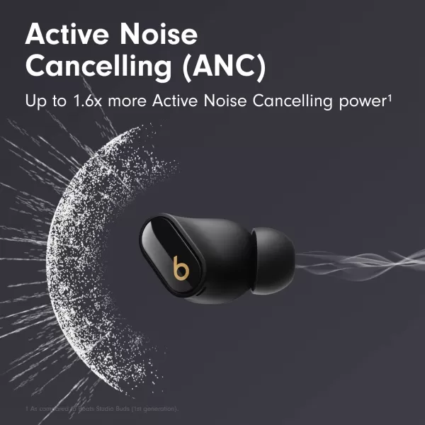 imageBeats Studio Buds   True Wireless Noise Cancelling Earbuds Enhanced Apple amp Android Compatibility Builtin Microphone Sweat Resistant Bluetooth Headphones Spatial Audio  IvoryBlackGold Studio Buds  Without AppleCare
