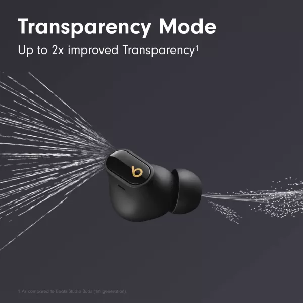 imageBeats Studio Buds   True Wireless Noise Cancelling Earbuds Enhanced Apple amp Android Compatibility Builtin Microphone Sweat Resistant Bluetooth Headphones Spatial Audio  IvoryBlackGold Studio Buds  Without AppleCare