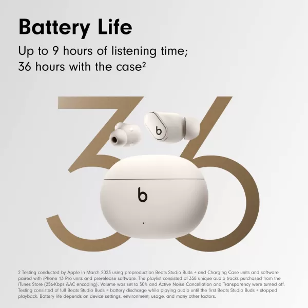 imageBeats Studio Buds   True Wireless Noise Cancelling Earbuds Enhanced Apple amp Android Compatibility Builtin Microphone Sweat Resistant Bluetooth Headphones Spatial Audio  IvoryIvory Studio Buds  Without AppleCare