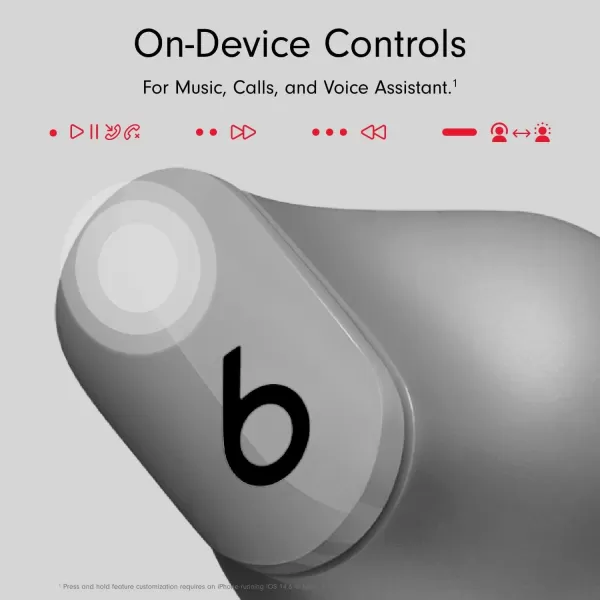 imageBeats Studio Buds  True Wireless Noise CancellingnbspEarbudsnbsp Compatible with Apple amp Android Builtin Microphone IPX4 Rating Sweat Resistant Earphones Class 1 BluetoothnbspHeadphones  Moon GrayMoon Gray Studio Buds With AppleCare 2 Years