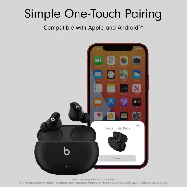 imageBeats Studio Buds  True Wireless Noise CancellingnbspEarbudsnbsp Compatible with Apple amp Android Builtin Microphone IPX4 Rating Sweat Resistant Earphones Class 1 BluetoothnbspHeadphones  Moon GrayBlack Studio Buds With AppleCare 2 Years