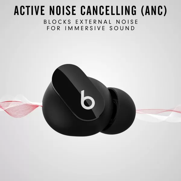 imageBeats Studio Buds  True Wireless Noise CancellingnbspEarbudsnbsp Compatible with Apple amp Android Builtin Microphone IPX4 Rating Sweat Resistant Earphones Class 1 BluetoothnbspHeadphones  Moon GrayBlack Studio Buds Without AppleCare
