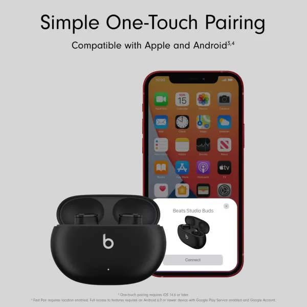 imageBeats Studio Buds  True Wireless Noise CancellingnbspEarbudsnbsp Compatible with Apple amp Android Builtin Microphone IPX4 Rating Sweat Resistant Earphones Class 1 BluetoothnbspHeadphones  Moon GrayBlack Studio Buds Without AppleCare