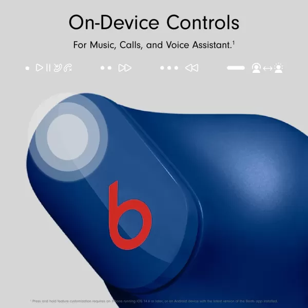 imageBeats Studio Buds  True Wireless Noise CancellingnbspEarbudsnbsp Compatible with Apple amp Android Builtin Microphone IPX4 Rating Sweat Resistant Earphones Class 1 BluetoothnbspHeadphones  Moon GrayOcean Blue Studio Buds With AppleCare 2 Years