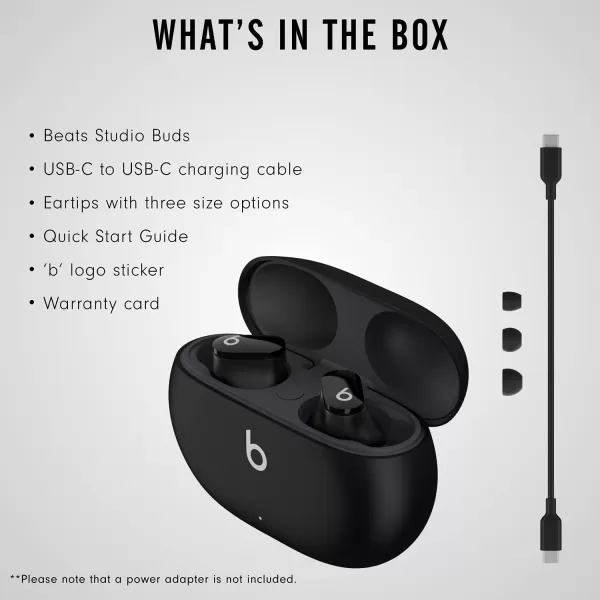 imageBeats Studio Buds  True Wireless Noise CancellingnbspEarbudsnbsp Compatible with Apple amp Android Builtin Microphone IPX4 Rating Sweat Resistant Earphones Class 1 BluetoothnbspHeadphones  Moon GrayBlack Studio Buds Without AppleCare