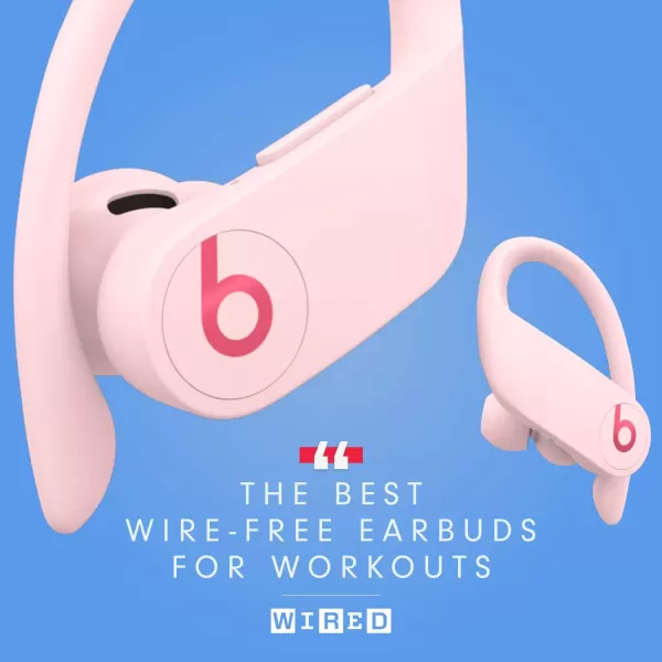 imagePowerbeats Pro Wireless Earbuds  Apple H1 Headphone Chip Class 1 Bluetooth Headphones 9 Hours of Listening Time Sweat Resistant Builtin Microphone  Cloud PinkCloud Pink