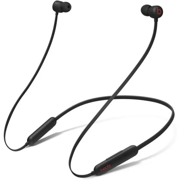 imageBeats Flex Wireless Earbuds  Apple W1 Headphone Chip Magnetic Earphones Class 1 Bluetooth 12 Hours of Listening Time Builtin Microphone  Smoke GrayBlack Flex