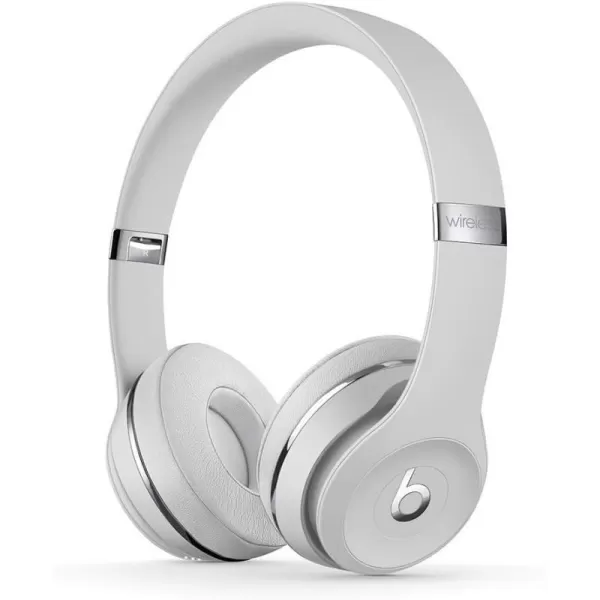 imageBeats Solo3 Wireless OnEar Headphones  Apple W1 Headphone Chip Class 1 Bluetooth 40 Hours of Listening Time Builtin Microphone  Satin Silver Latest ModelSatin Silver One Size Solo 3