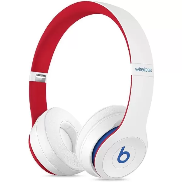 imageBeats Solo3 Wireless OnEar Headphones  Apple W1 Headphone Chip Class 1 Bluetooth 40 Hours of Listening Time Builtin Microphone  Satin Silver Latest ModelClub White One Size Solo 3