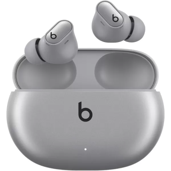 imageBeats Studio Buds   True Wireless Noise Cancelling Earbuds Enhanced Apple amp Android Compatibility Builtin Microphone Sweat Resistant Bluetooth Headphones Spatial Audio  IvoryCosmic Silver Studio Buds  Without AppleCare