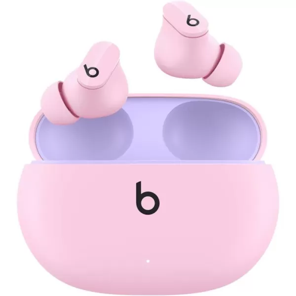 imageBeats Studio Buds  True Wireless Noise CancellingnbspEarbudsnbsp Compatible with Apple amp Android Builtin Microphone IPX4 Rating Sweat Resistant Earphones Class 1 BluetoothnbspHeadphones  Moon GraySunset Pink Studio Buds Without AppleCare