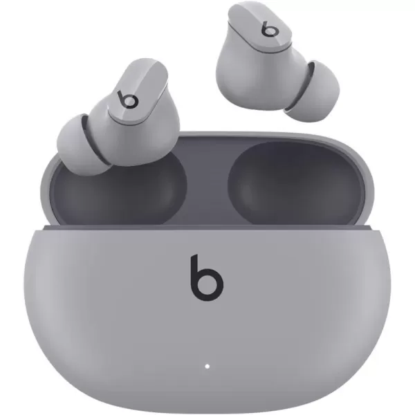 imageBeats Studio Buds  True Wireless Noise CancellingnbspEarbudsnbsp Compatible with Apple amp Android Builtin Microphone IPX4 Rating Sweat Resistant Earphones Class 1 BluetoothnbspHeadphones  Moon GrayMoon Gray Studio Buds Without AppleCare