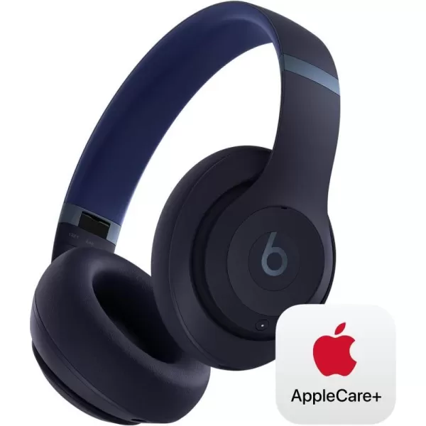 imageBeats Studio Pro  Wireless Bluetooth Noise Cancelling Headphones  Personalized Spatial Audio USBC Lossless Audio Apple amp Android Compatibility Up to 40 Hours Battery Life  SandstoneNavy Studio Pro With AppleCare 2 Years