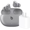 imageBeats Studio Buds   True Wireless Noise Cancelling Earbuds Enhanced Apple ampamp Android Compatibility Builtin Microphone Sweat Resistant Bluetooth Headphones Spatial Audio  IvoryCosmic Silver