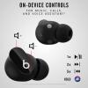 imageBeats Studio Buds  True Wireless Noise Cancelling Earbuds  Compatible with Apple ampamp Android Builtin Microphone IPX4 Rating Sweat Resistant Earphones Class 1 Bluetooth Headphones  BlackBlack