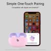 imageBeats Studio Buds  True Wireless Noise Cancelling Earbuds  Compatible with Apple ampamp Android Builtin Microphone IPX4 Rating Sweat Resistant Earphones Class 1 Bluetooth Headphones  Moon GraySunset Pink