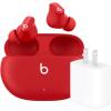 imageBeats Studio Buds  True Wireless Noise Cancelling Earbuds  Compatible with Apple ampamp Android Builtin Microphone IPX4 Rating Sweat Resistant Earphones Class 1 Bluetooth Headphones  BlackRed