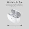 imageBeats Studio Buds  True Wireless Noise Cancelling Earbuds  Compatible with Apple ampamp Android Builtin Microphone IPX4 Rating Sweat Resistant Earphones Class 1 Bluetooth Headphones  BlackWhite