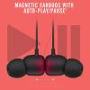 imageBeats Flex Wireless Earbuds  Apple W1 Headphone Chip Magnetic Earphones Class 1 Bluetooth 12 Hours of Listening Time Builtin Microphone  Smoke GrayBlack