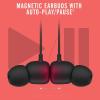 imageBeats Flex Wireless Earbuds  Apple W1 Headphone Chip Magnetic Earphones Class 1 Bluetooth 12 Hours of Listening Time Builtin Microphone  Smoke GrayBlack