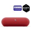 imageBeats Pill  Portable Bluetooth Speaker  Up to 24H Battery Life Water Resistant Bluetooth Apple ampamp Android Compatible Seriously Loud Sound for Home Outdoor and Travel  Matte BlackStatement Red