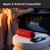 imageBeats Pill  Portable Bluetooth Speaker  Up to 24H Battery Life Water Resistant Bluetooth Apple ampamp Android Compatible Seriously Loud Sound for Home Outdoor and Travel  Matte BlackStatement Red